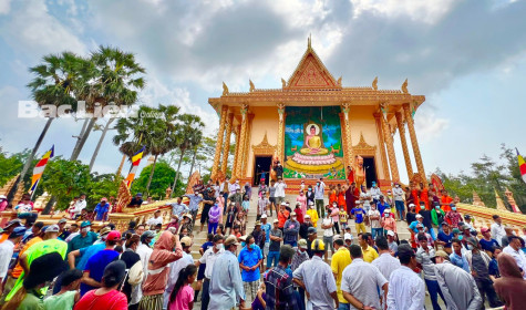 Niềm vui nhân đôi ở chùa Xiêm Cán