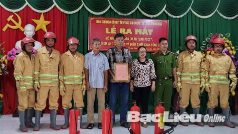 Ra mắt mô hình Tổ liên gia an toàn phòng cháy chữa cháy và điểm chữa cháy công cộng