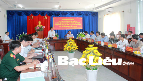 Đoàn kiểm tra của Ban Bí thư Trung ương Đảng làm việc với các đảng bộ trực thuộc Tỉnh ủy