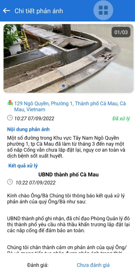 Tiếp nhận gần 200 phản ánh hiện trường