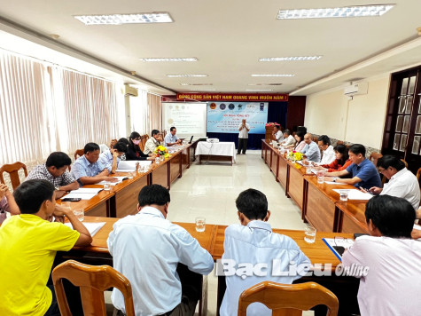 Tổng kết dự án xây dựng chuỗi liên kết giá trị sản xuất tôm - lúa bền vững