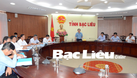 UBND tỉnh làm việc với Ban Quản lý dự án Mỹ Thuận về công tác giải phóng mặt bằng