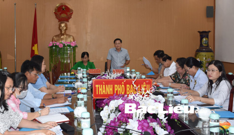 Đoàn giám sát của HĐND tỉnh làm việc với TP. Bạc Liêu về thực hiện Nghị quyết 68 của Chính phủ