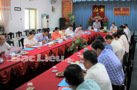 HĐND tỉnh: Giám sát việc hỗ trợ người lao động và người sử dụng lao động bị ảnh hưởng bởi dịch COVID-19 tại 2 huyện Đông Hải và Hòa Bình