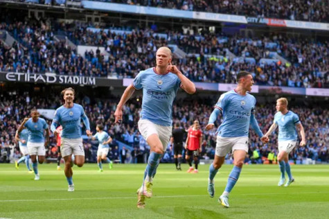 Haaland toả sáng, Man City huỷ diệt Man Utd