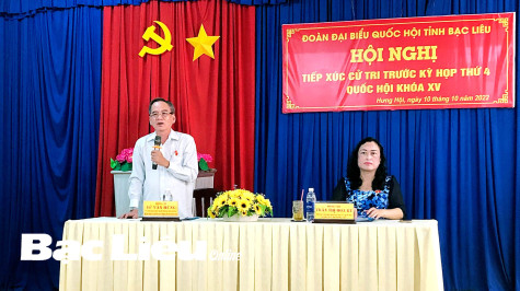 Đoàn ĐBQH tỉnh tiếp xúc cử tri các địa phương: Nhiều vấn đề bức xúc thuộc lĩnh vực sản xuất và đời sống được đặt ra