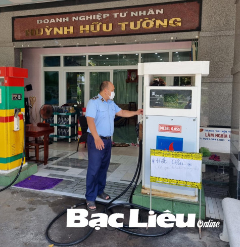 Thị trường xăng dầu Bạc Liêu: Không có dấu hiệu găm hàng, chờ tăng giá