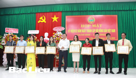 Họp mặt kỷ niệm 92 năm Ngày thành lập Hội Nông dân Việt Nam
