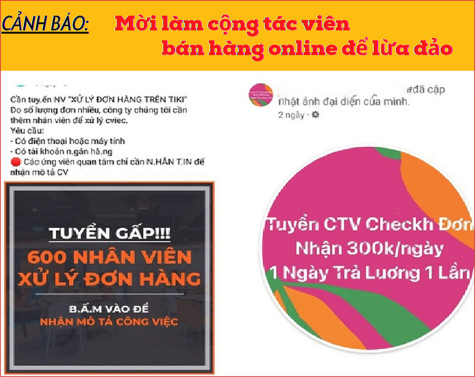 Sập bẫy lừa gỡ đơn hàng, nhiều người bị mất tiền oan