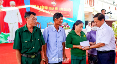 Ấp 7, xã Nguyễn Phích vui tươi Ngày hội Đại đoàn kết toàn dân tộc