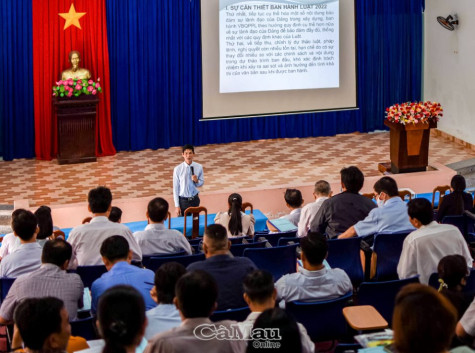 Bồi dưỡng kỹ năng xây dựng, rà soát, hệ thống hóa văn bản quy phạm pháp luật