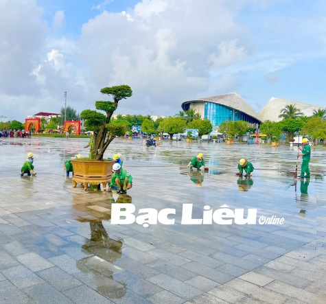 Sắc xanh tô điểm cho Ngày hội