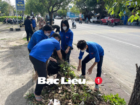 Phát huy sức trẻ trong xây dựng đô thị xanh - sạch - đẹp và văn minh