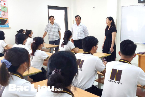 Tìm hiểu điều kiện ăn ở, học tập của học viên tỉnh chuẩn bị xuất khẩu làm việc tại Nhật Bản