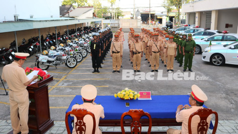 Ra quân cao điểm đảm bảo trật tự an toàn giao thông dịp Tết