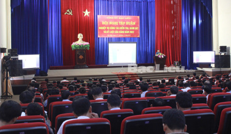 Tỉnh ủy tập huấn công tác kiểm tra, giám sát và kỷ luật của Đảng