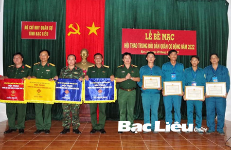 Ban Chỉ huy Quân sự TP. Bạc Liêu: Điểm sáng trong phong trào thi đua Quyết thắng