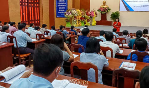 Trang bị kiến thức, kỹ năng công tác tư pháp cho cán bộ, công chức cơ sở
