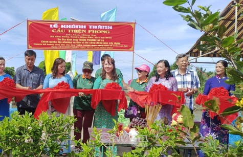 Khánh thành cầu nông thôn tại xã Hàm Rồng
