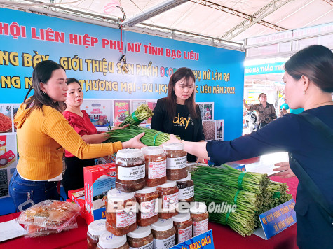 Phụ nữ Bạc Liêu: Góp phần quảng bá và kết nối tiêu thụ sản phẩm OCOP đặc trưng