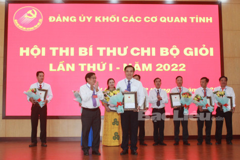 Hội thi Bí thư chi bộ giỏi năm 2022: Thí sinh Nguyễn Minh Hòa đoạt giải Nhất