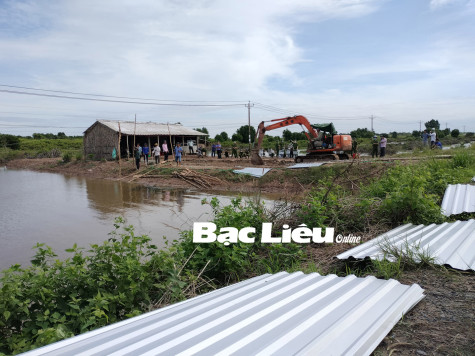 Huyện Đông Hải: Cưỡng chế thu hồi đất thuộc Tiểu dự án 10