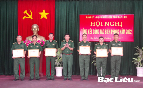 Bộ Chỉ huy BĐBP tỉnh: Hoàn thành tốt các mặt công tác biên phòng năm 2022
