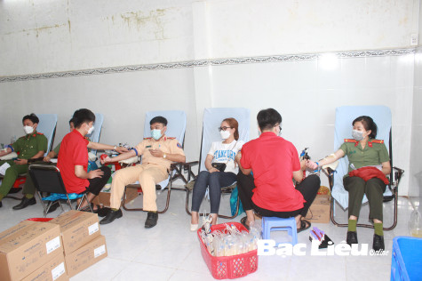 TP. Bạc Liêu: Hiến máu tình nguyện đợt 1 năm 2023