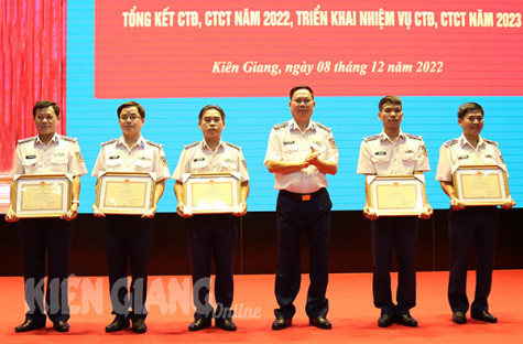 Bộ Tư lệnh Vùng Cảnh sát biển 4 tổng kết công tác Đảng, công tác chính trị