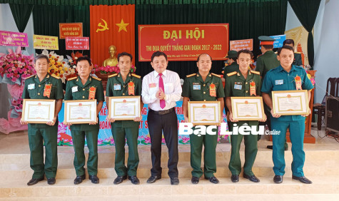 Lực lượng vũ trang huyện Hồng Dân: Tổ chức thành công Đại hội thi đua quyết thắng, giai đoạn 2017 - 2022