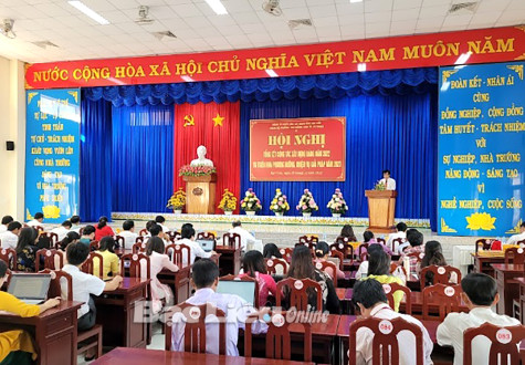 Đảng bộ Trường cao đẳng Kinh tế - Kỹ thuật Bạc Liêu: Triển khai phương hướng, nhiệm vụ công tác xây dựng Đảng năm 2023