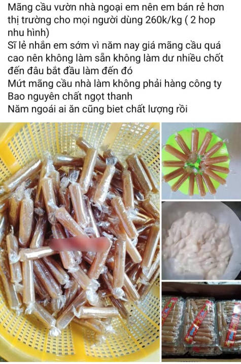 Thực phẩm “handmade” nở rộ vào mùa Tết