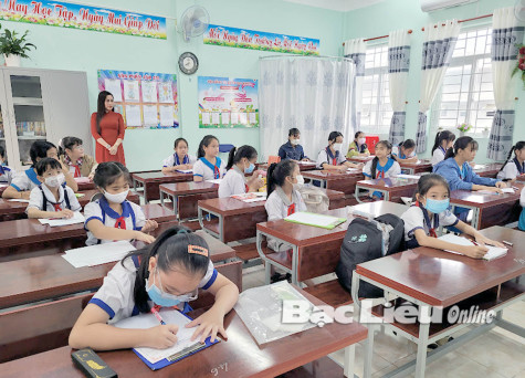 TP. Bạc Liêu: Hơn 400 học sinh tiểu học thi “Vở sạch, chữ đẹp”