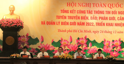 Tiếp tục thực hiện tốt công tác thông tin đối ngoại, tuyên truyền về biển, đảo, biên giới