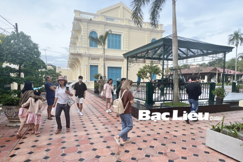 Bạc Liêu đón 35.750 lượt khách trong tết Dương lịch