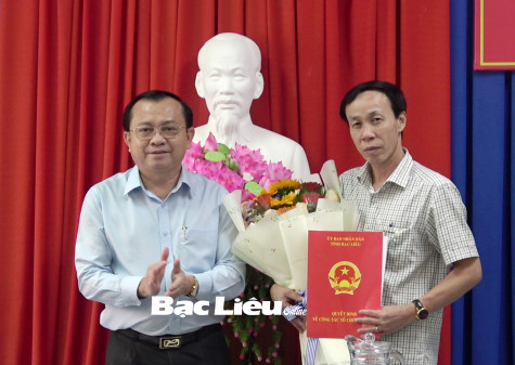 Ông Tô Minh Đương được điều động, bổ nhiệm giữ chức Phó Giám đốc Sở Công thương