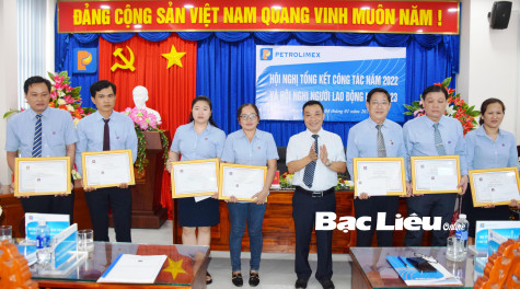 Chi nhánh xăng dầu Bạc Liêu: Hội nghị đại biểu người lao động năm 2023