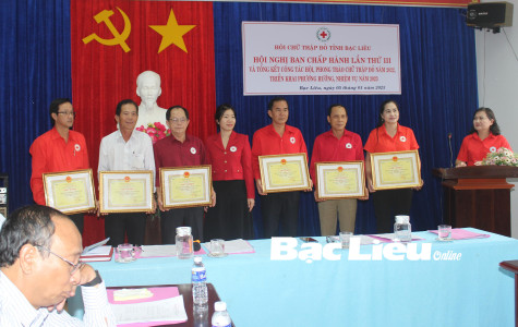 Bạc Liêu có hơn 11.600 hội viên chữ thập đỏ
