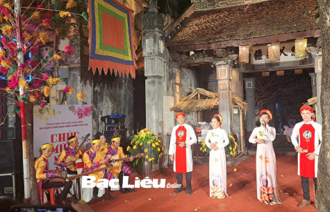 Bạc Liêu trình diễn nghệ thuật Đờn ca tài tử trong chương trình “Tết Việt - Tết phố 2023” tại Hà Nội