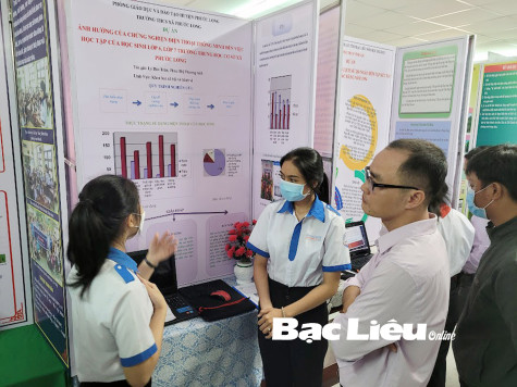 83 dự án tham gia Cuộc thi Khoa học - kỹ thuật cấp tỉnh dành cho học sinh trung học