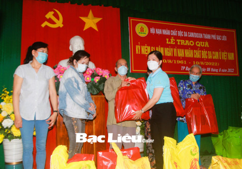 Hỗ trợ nạn nhân da cam hơn 2,8 tỷ đồng
