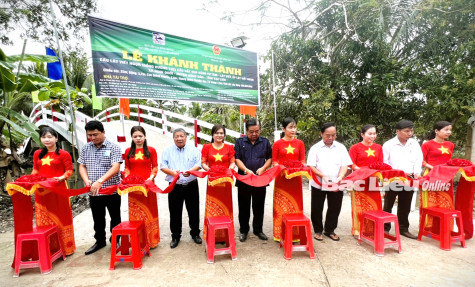Ban liên lạc đồng hương Bạc Liêu - Cà Mau tại TP. Hồ Chí Minh: Khánh thành, bàn giao 6 cây cầu giao thông nông thôn cho Bạc Liêu