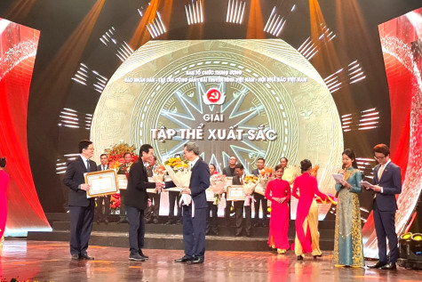 Trao Giải báo chí toàn quốc về xây dựng Đảng lần thứ VII - năm 2022: Báo Bạc Liêu nhận giải tập thể xuất sắc