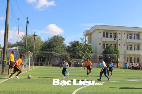 Đại hội Thể dục - Thể thao học sinh TP. Bạc Liêu năm 2023: Trường tiểu học Lê Thị Riêng đoạt giải Nhất môn bóng đá tiểu học