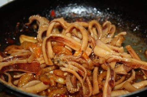 Khô mực rim - càng ăn càng ghiền