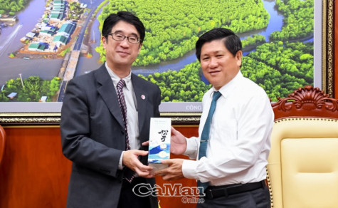 Phó chủ tịch UBND tỉnh Lê Văn Sử tiếp, làm việc với Tổ chức Xúc tiến Thương mại Nhật Bản (JETRO)
