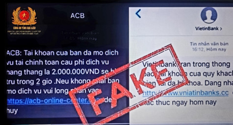 Đừng sập bẫy lừa tin nhắn giả mạo thương hiệu