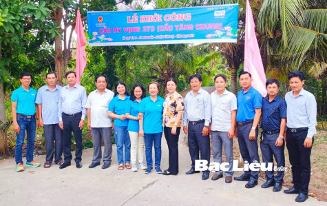 Huyện Vĩnh Lợi: Khánh thành và khởi công 13 cây cầu giao thông nông thôn