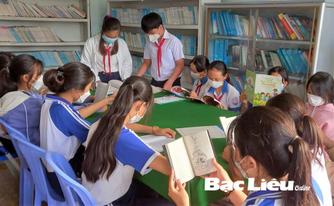 “Góc đọc sách của em” cho đội viên thiếu nhi