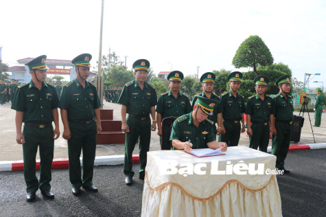 Bộ Chỉ huy Bộ đội Biên phòng tỉnh: Ra quân huấn luyện năm 2023